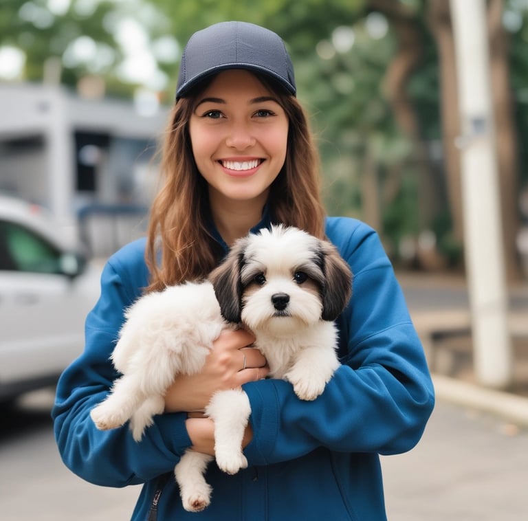Mal=Shi Puppy Nanny Delivery Services In Humble Texas