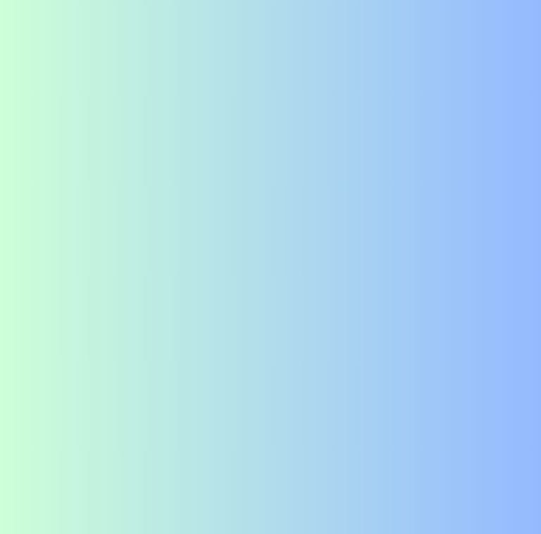 a blue and green background with a white and blue sky