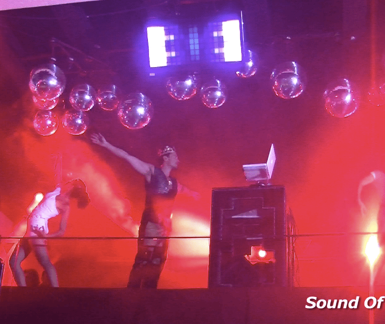 Raphael Pathe performing on stage