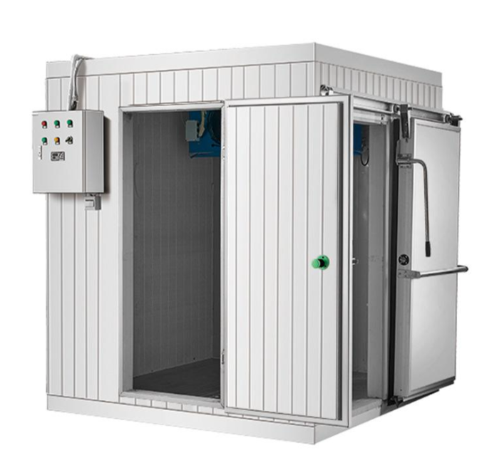 cold storage room on fishing boat with marine refrigeration system