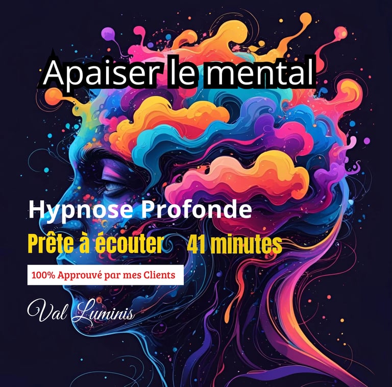 hypnose apaiser le mental hypnose calmer les pensées hypnose paix intérieure lâcher prise men
