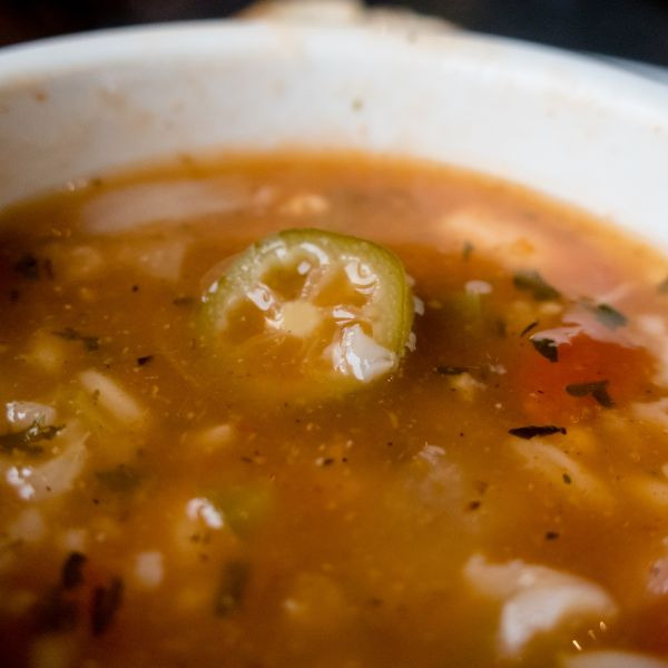 pot of Louisiana seafood gumbo