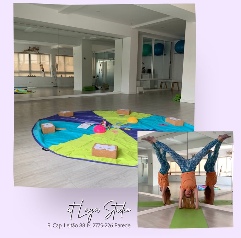 Laya yoga studio in Parede, Portugal.