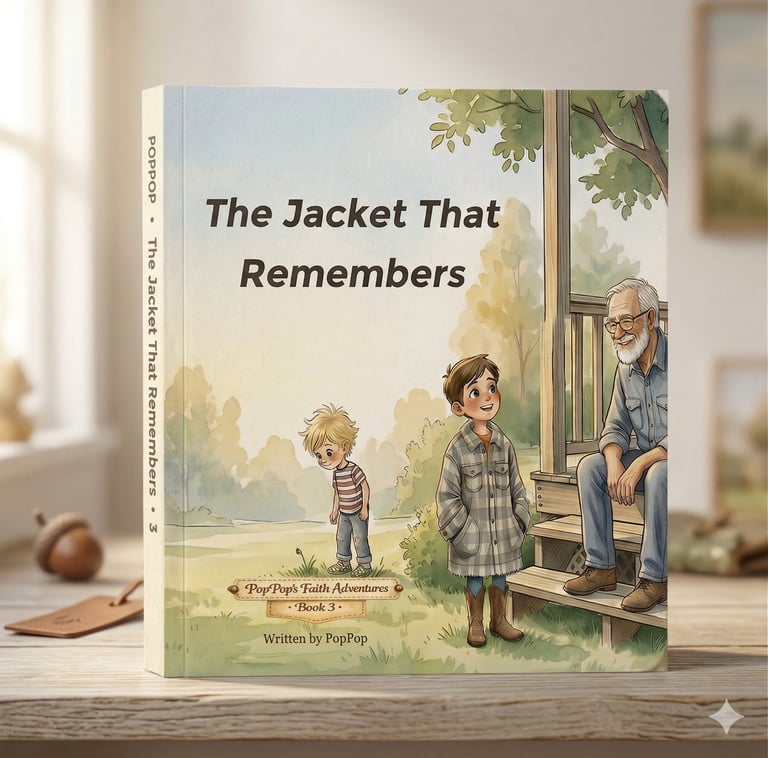 Christian storybook about God's presence