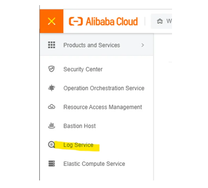 Alibaba Log Service deployment for ECS