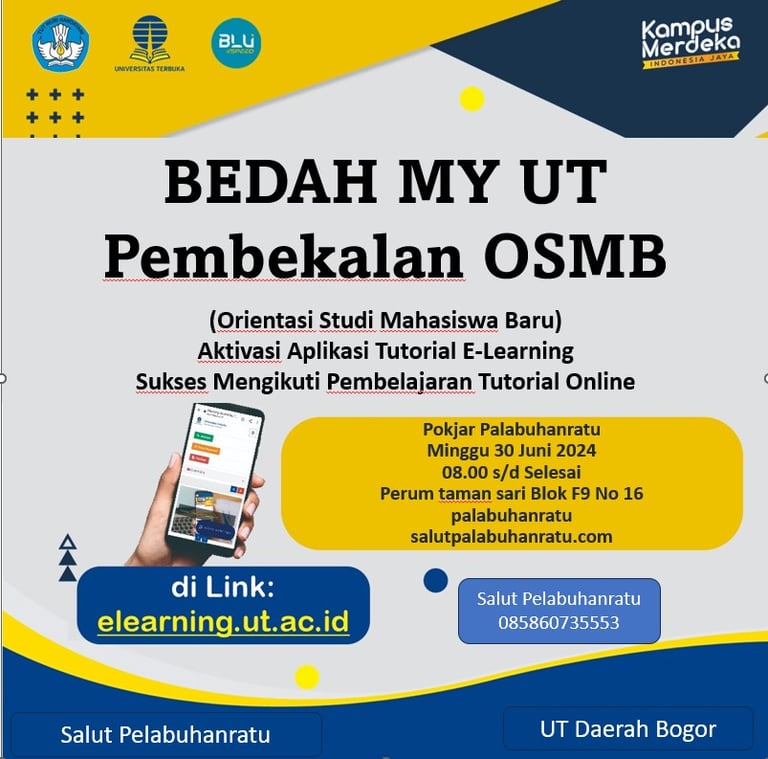 universitas terbuka OSMB salut palabuhanratu kuliah online