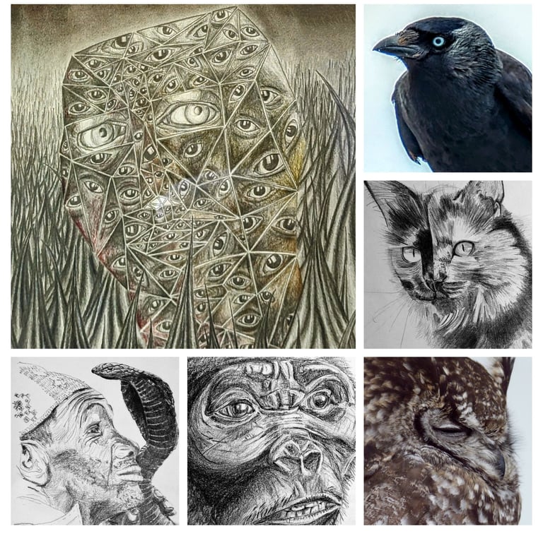 Pencil Artwork and Photography by Mark D. Exon
