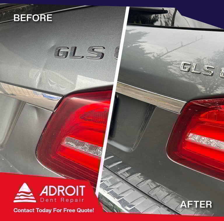 GLS63 AMG minor dings on liftgate, aluminium panel