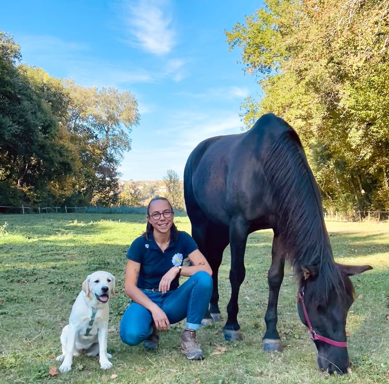 Zoé Gavoille masseuse animalier