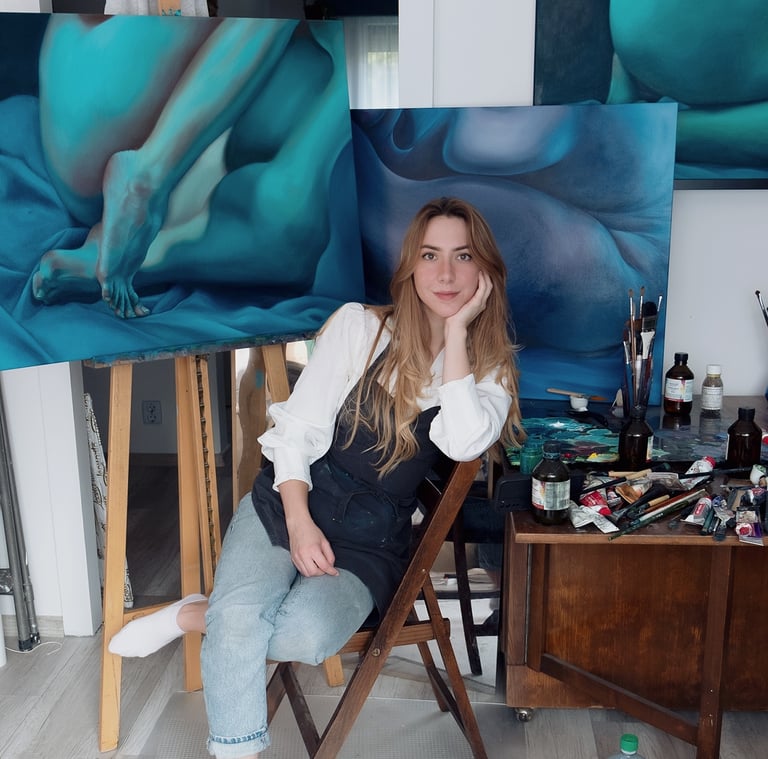 Anita Papp artist portrait, festőművész