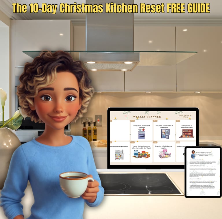 FREE Guide: 10 Days Kitchen Reset to a Stress-Free Christmas Cooking