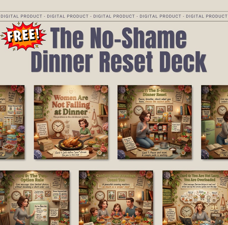 The No-Shame Dinner Reset Deck