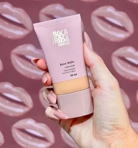 Base Líquida Payot Boca Rosa Beauty Mate 30ml Alta Cobertura