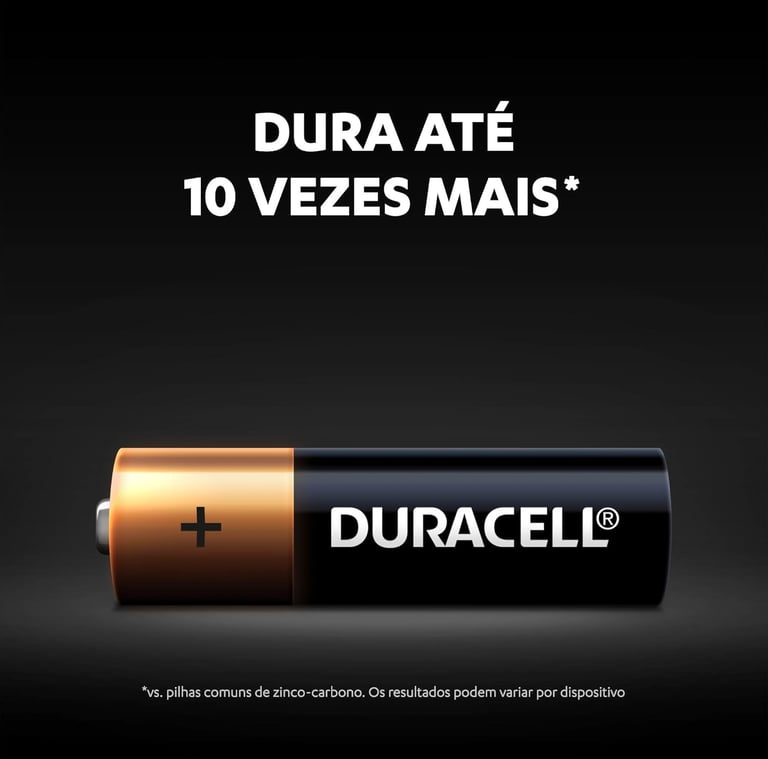 Duracell Pilhas Alcalinas AA Pequena Pack 24 Unidades