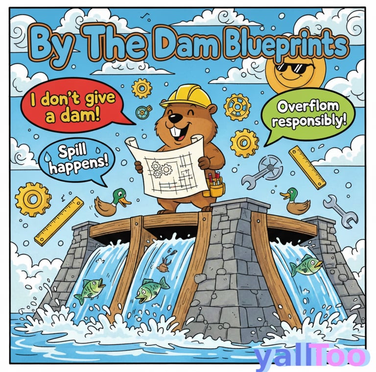 By the guide dam blueprints