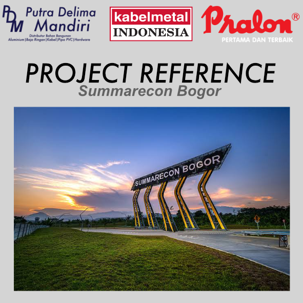 a picture of a sign that says project reference Summarecon bogor