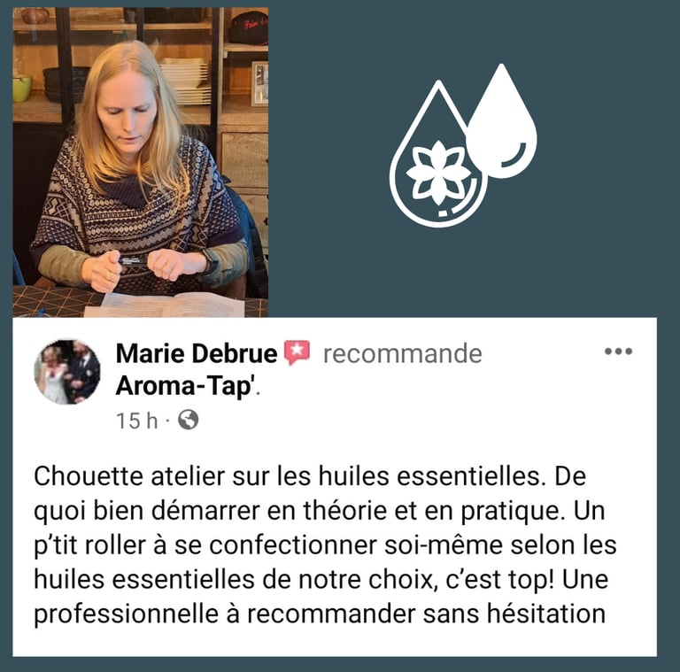 Avis ateliers huiles essentielles aromathérapie