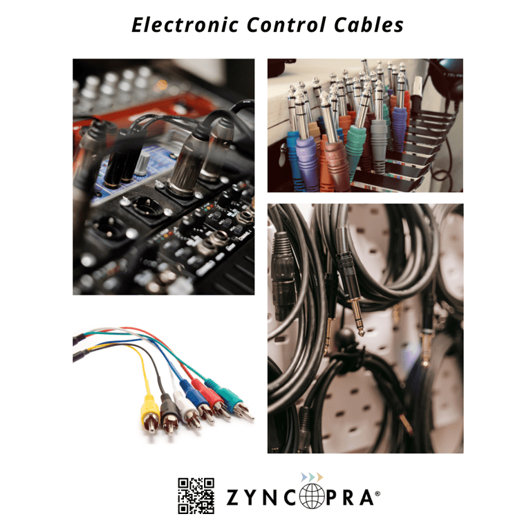 Electronic control cables for precision systems.