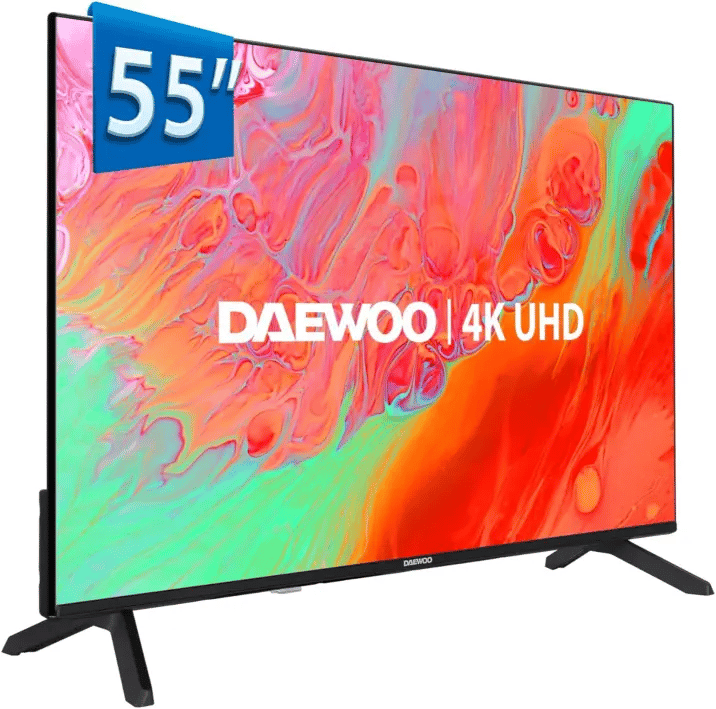 Daewoo 55DM65UV 2025 55" - Smart TV 4K Ultra HD HDR 3840 x 2160, Dolby Vision