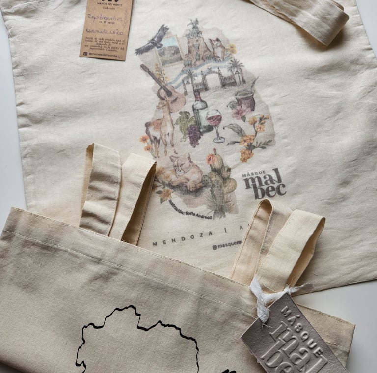 totebags en tela de lienzo de algodón