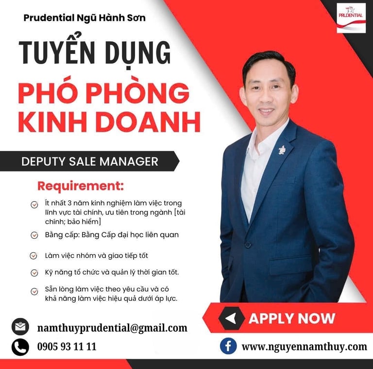 Tuyển dụng phó phòng kinh doanh – Cơ hội cho quản lý tiềm năng