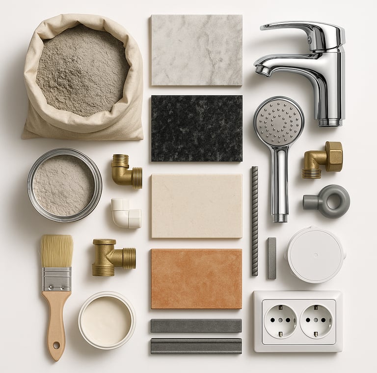 Construction materials and building supplies for global export