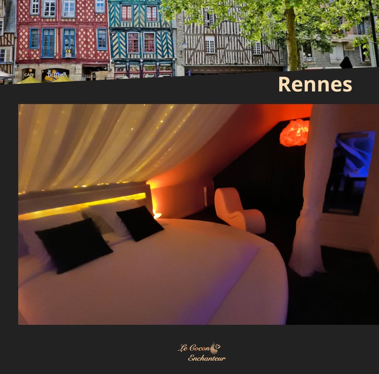 love room Rennes pour passer un week end en amoureux avec jacuzzi  SPA privatif