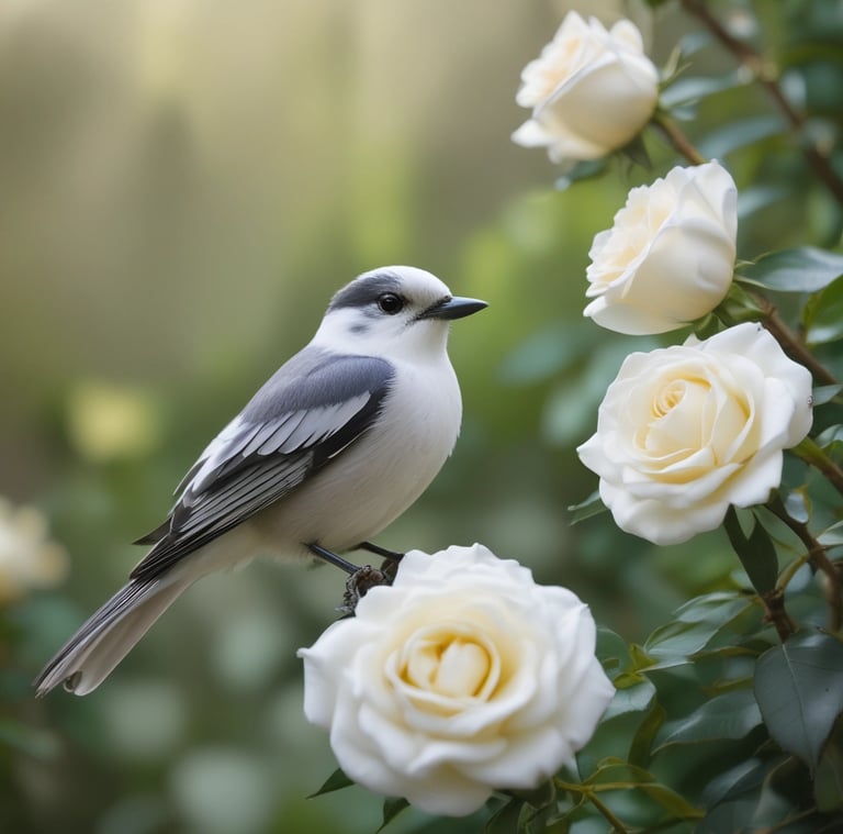 a black and white photo of a rose