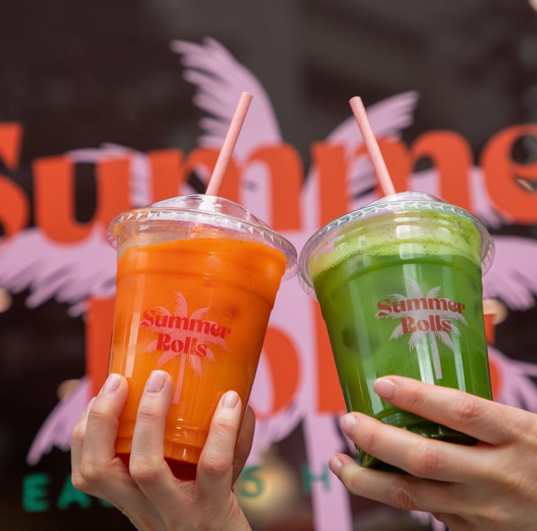 Summer Rolls Paris Immunity Boost Green Detox Fresh Cold Press Juice