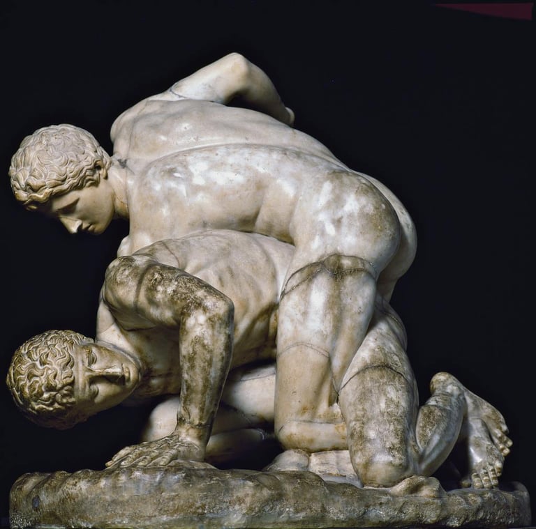 Uffizi Wrestlers, 1st-century BC copy of a lost 3rd-century BC Greek bronze