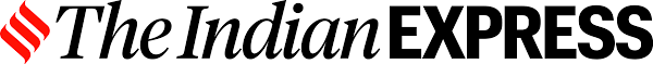 the logo for the indian express