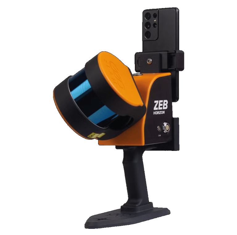 GeoSLAM ZEB Horizon: Handheld 3D scanner for rapid spatial mapping.