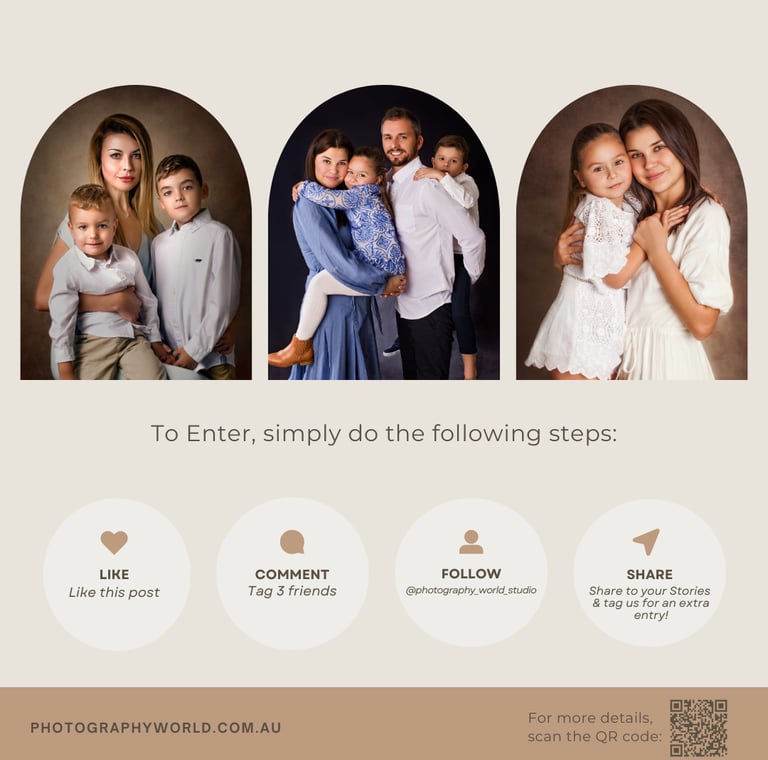 A mother's Day photo shoot session giveaway