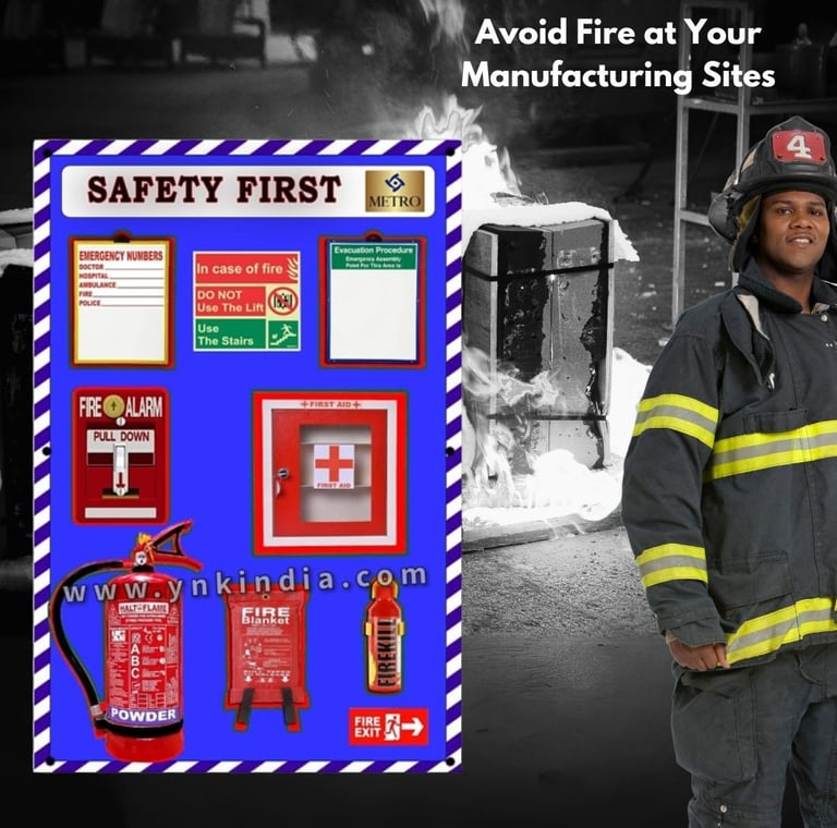 Avoid Fire at your manufacturing workplace, Fire safety shadow board