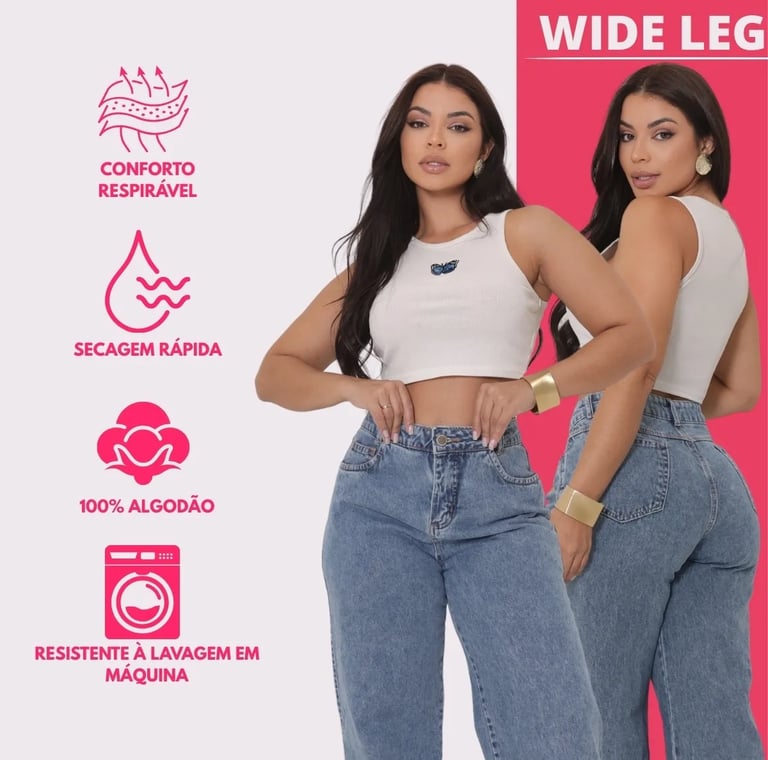 Calça Wide Leg Stillger Jeans