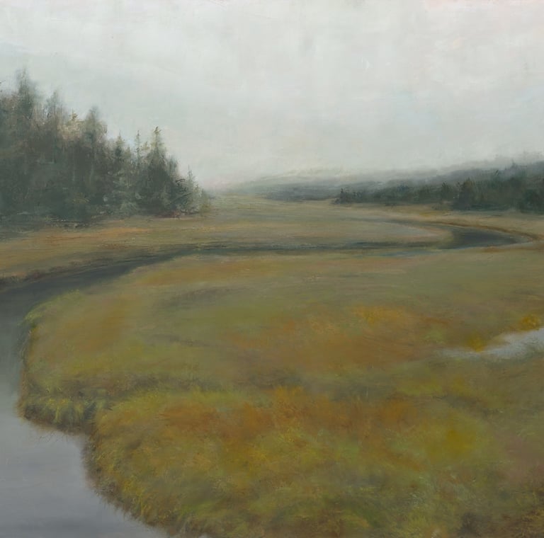 MEANDERING SONG Painting by Mary Kersell