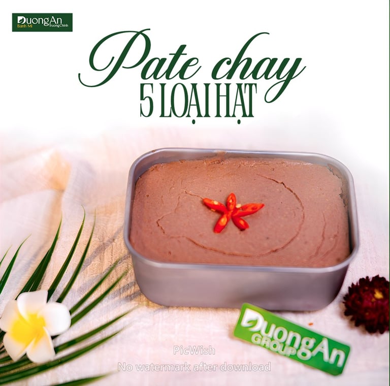 pate chay 5 loại hạt