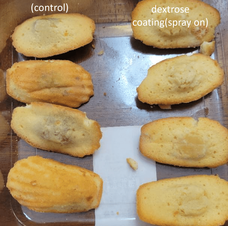 Cultured dextrose extends madeleines shelf-life