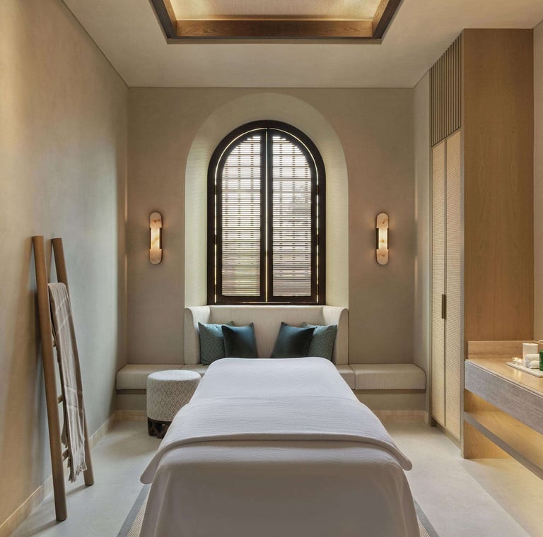 Bab Al Shams spa service has couples treatment, deep-tissue, hot stone & prenatal massages