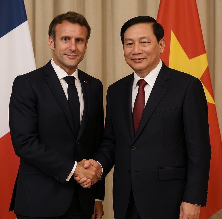 The two président from Vietnam and France