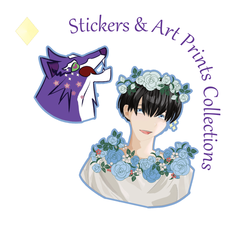 Isekai Anime Series Sticker Fan Merchandise Art
