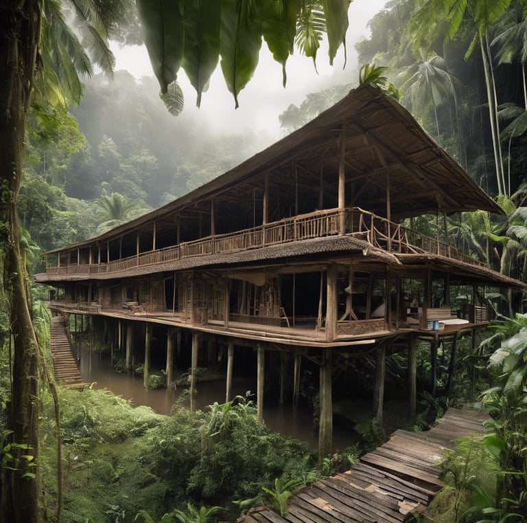 a man running up a mountain with a sky background