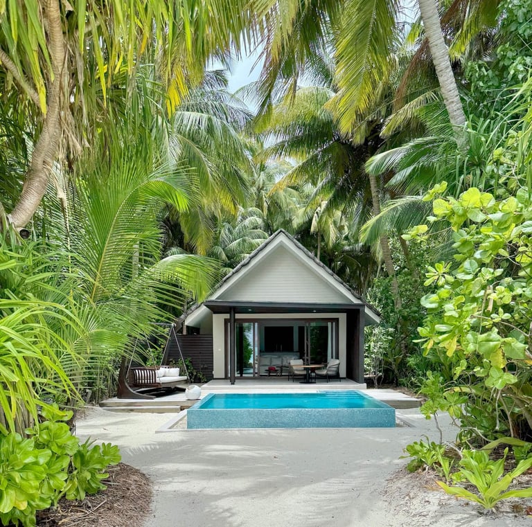 Niyama Maldives deluxe beach pool villa 