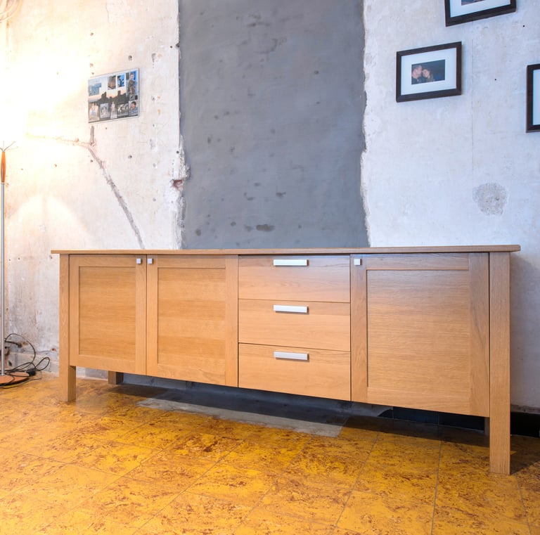 Eiken dressoir op maat