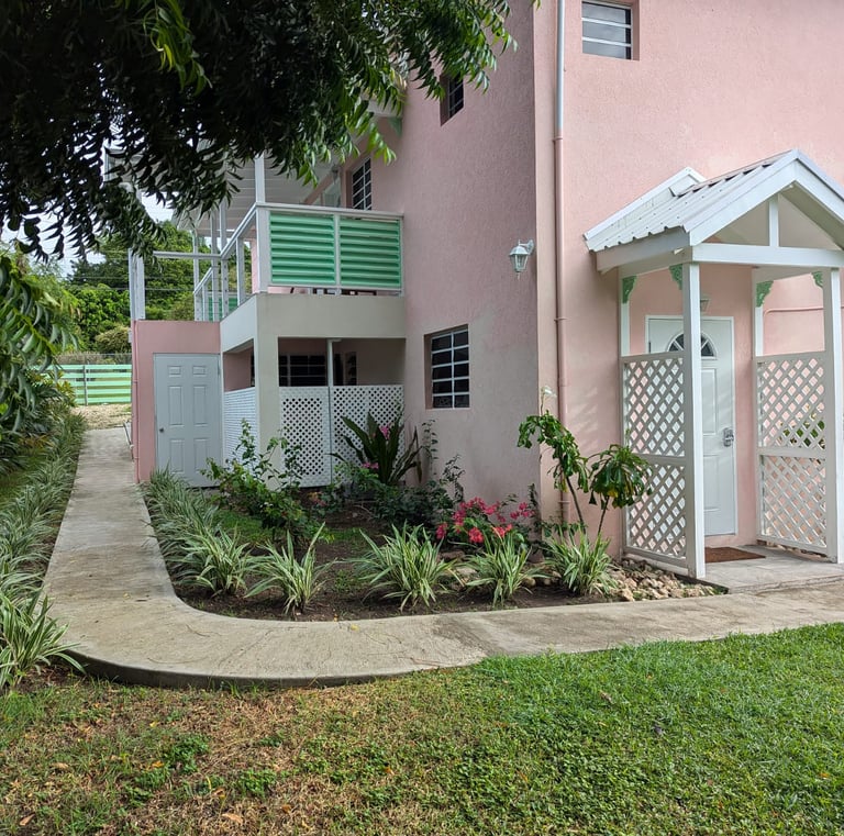 rear entrance and pathway