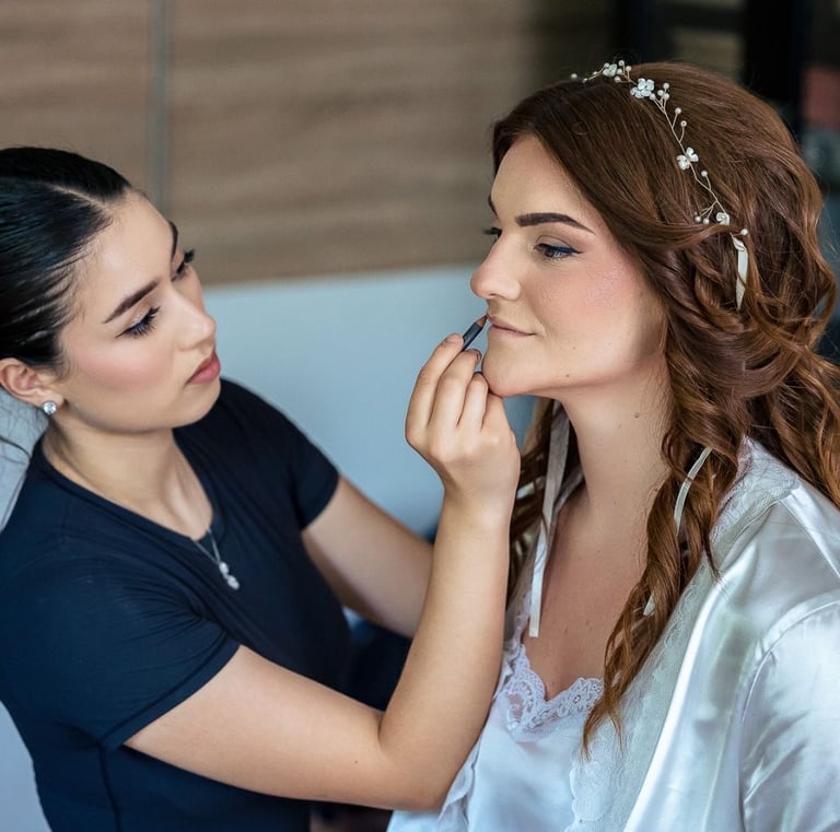Editorial-style bridal beauty portrait featuring luxury soft glam makeup by Toronto Bridal MUA