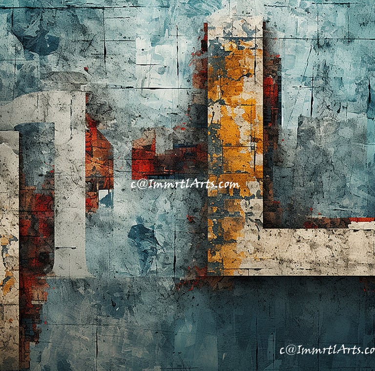 ImmrtlArts : Love 1 2023 abstract painting description