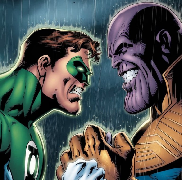 green lantern vs thanos