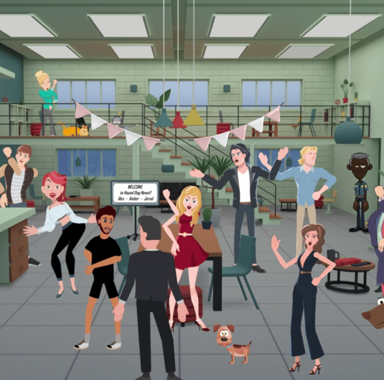 Hound Dog News for Kids Surprise Party S1 E3 The crew throws a surprise party for Alex, Amber, Jarod