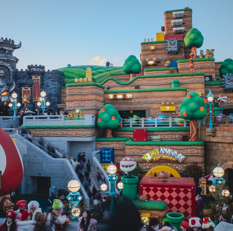 Theme Park in Slow Motion 